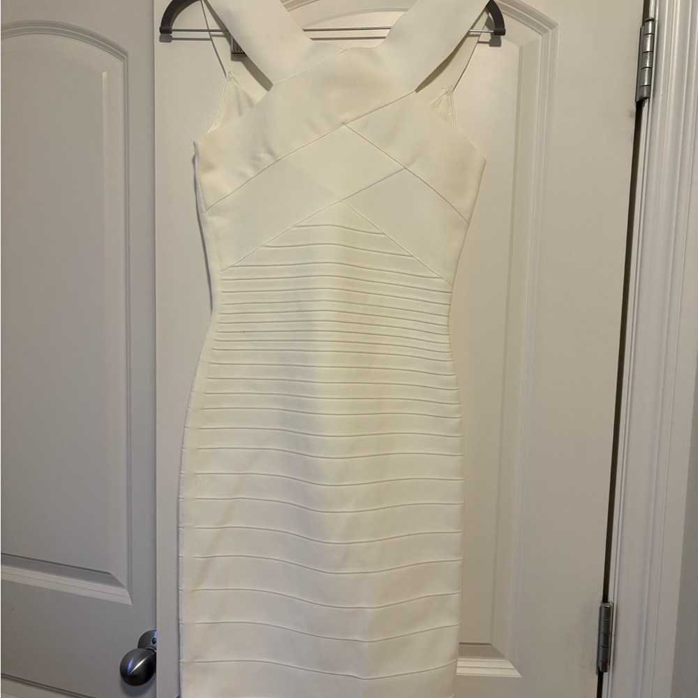 Dress the Population White Bandage Dress - never worn